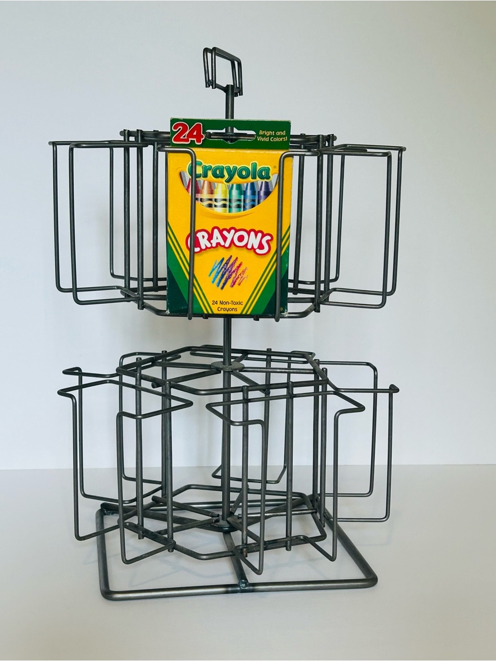 Metal display rack rotating rack